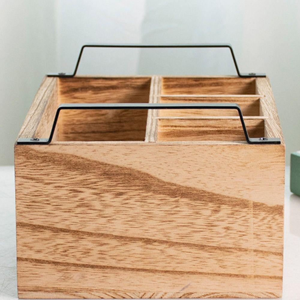 Retro Kitchen Utensil Holder Stable Desktop Stationery Box Chopstick Fork Spoon Organizer  Party