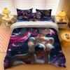 2/3pcs Quilt cover set with sexy anime print pattern quilt cover set includes quilt cover and pillowcase - perfect for bedroom