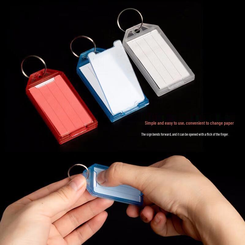 Gureide 20-Pack Colorful Key Tags