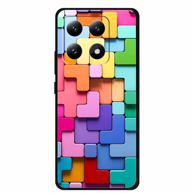 For Xiaomi 15T 5G Case Colorful Flowers Soft Silicone TPU Back Case For Xiaomi 15T Pro 5G Capa Boho Colorida Anti-Scratch Cover