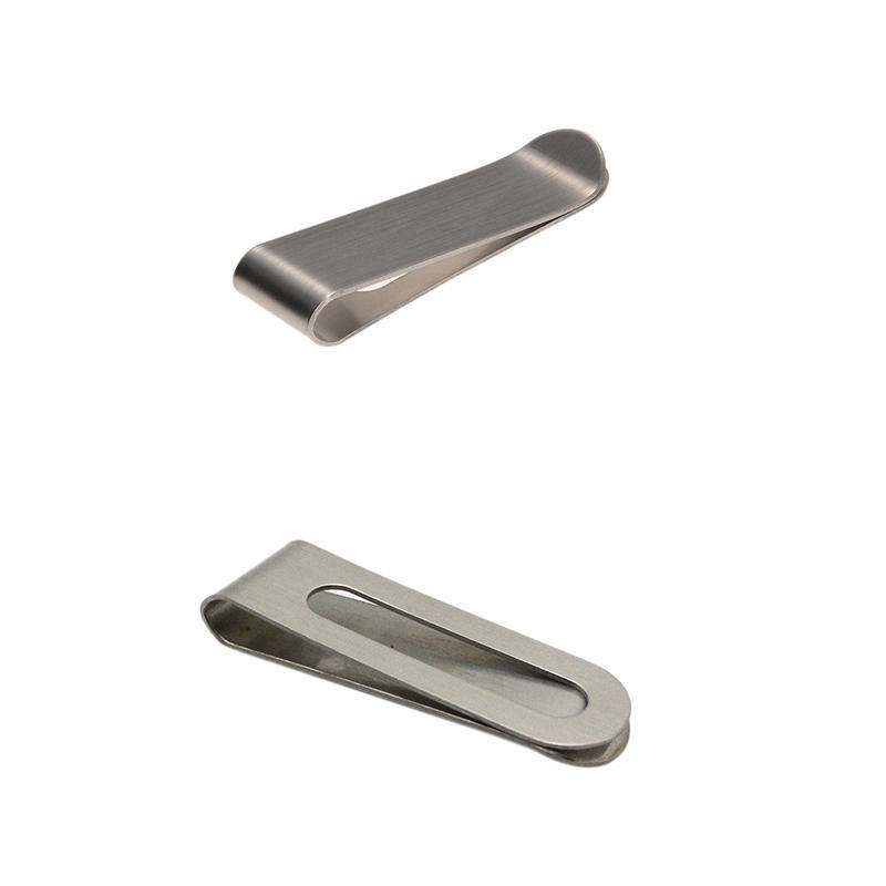 Mini Stainless Steel Slim Money Clip Purse Wallet Credit Card Id Cash Holder