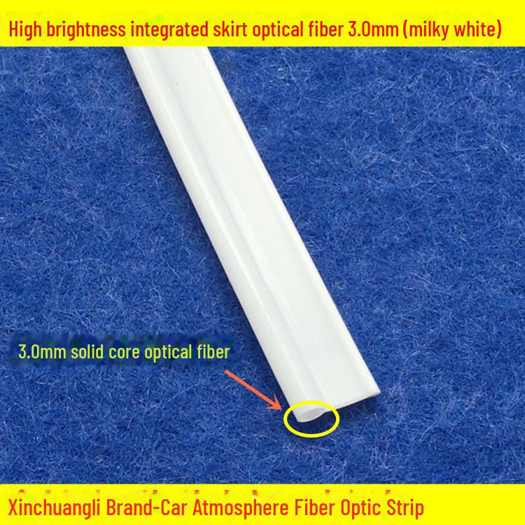 Wireless Remote Control RGB Interior Atmosphere Light - Fiber Optic Skirt Light Guide for Car