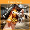Chaveiro Girafa de Desenho Animado da Moda Olhos Esbugalhados Presente Adorável Fofo Acessório de Chaveiro