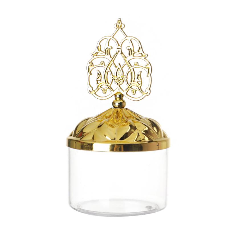 12pcs European Style Creative Wedding Candy Box Engraved Circular Packaging Box Cute Food Box Candy Gift Box Wedding Supplies