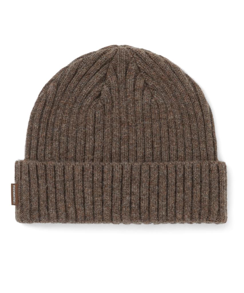 THISISNEVERTHAT Basic Wool Beanie Brown
