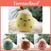 Adorable Plush Apple Fruit Milk Tea Cup Keychain Soft Short Plush Toy Gift