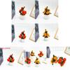 5 Pcs Pumpkin Plush Twisted Stick Potted For Living Room And Photography Props