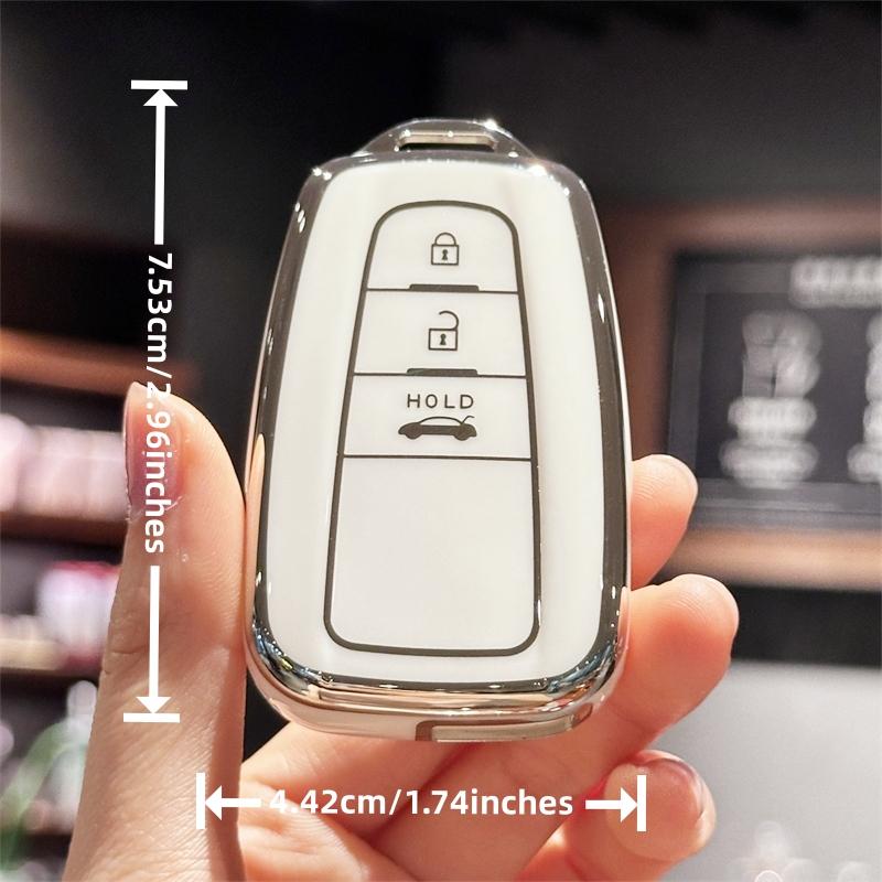 TPU-Autoschlüsseletui, vollständige Abdeckung, für Toyota Prius, Camry, Corolla, CHR, C-HR, RAV4, Land Cruiser, Prado, Schlüsselanhänger, Zubehör