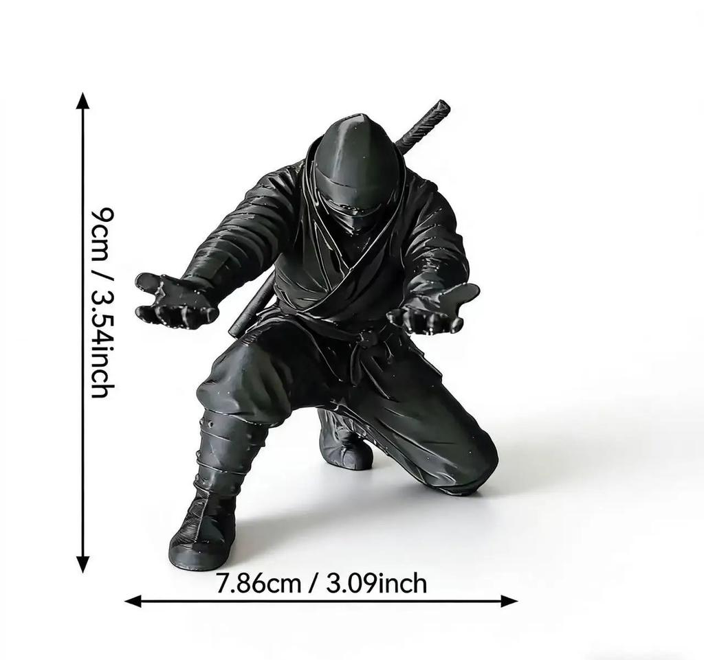 (9*7.8cm) Organizzatore Cool Stampato 3D Portapenne Ninja Supporto Miniatura per Penne Ornamento Regalo Creativo Decorazione Moderna per Scrivania
