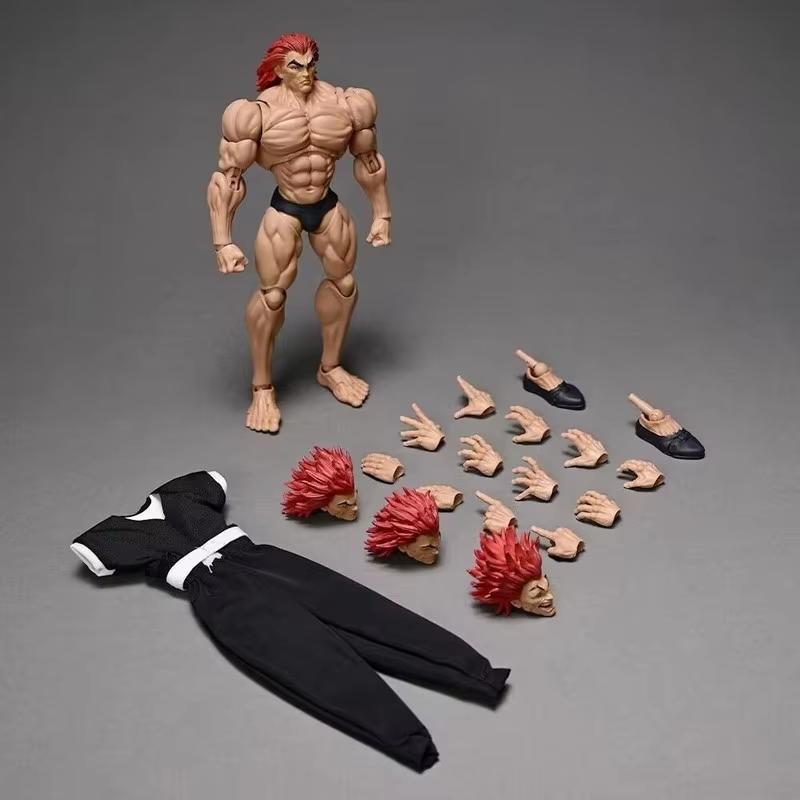 Storm Toys ST 1/12 Hanma Yujiro Baki Hanma Actionfigur Ko St Storm Toys Sohn des Ogers Baki Hanma Modellspielzeug Geburtstagsgeschenke