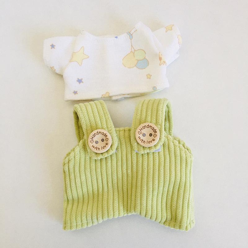 בגדי בובת קטיפה ויניל חמודה 17 ס"מ קופסה עיוורת - תליון LaBuBu שמלת אביזרים