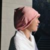 [JUNXINHENGFA] Sauna Hat Sauna Accessories Stylish Men's Women's Pocket Included Deep Fit Oversized Hair Damage Prevention (Dark Gray)