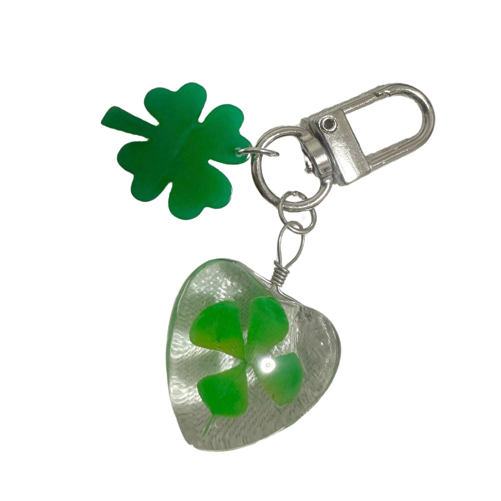 

Stylish Handmade Four Leaf Clovers Pendant Charm Trendy Key Accessory Collection for Personalized Fashion Enthusiasts 1