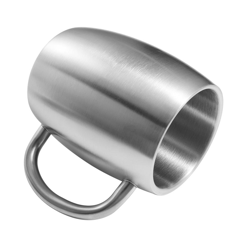 Double Wall Stainless Steel Beer Mug Portable Office Water Mugs Drinkware Coffee Cup  Home