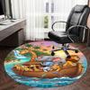 1PC Boat Animal Non-Slip Floor Round carpet, Office, family, bedroom, Large Area Rug Indoor Rugs,  Durable PolyesterH0352