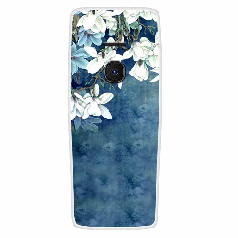 For Nokia 8210 4G Case Soft Silicone Owl Wolf Fashion Back Covers for Nokia 6300 4G Cases Lovely Painted Marble Protection Bags