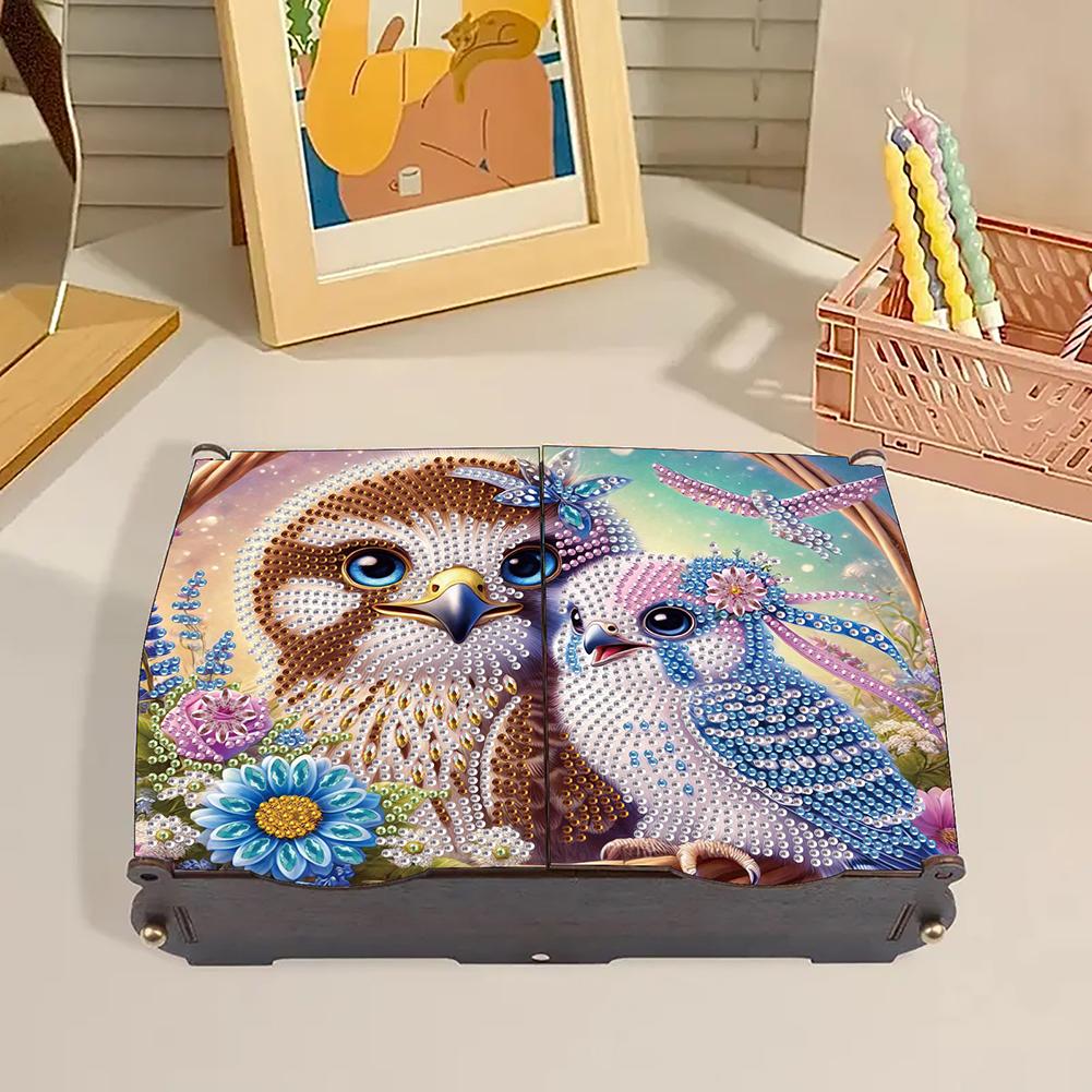 Diamond Painting Storage Box Ring Organizer Case DIY Diamond Painting Kit Diamond Art Jewelry Storage Case for Women Girls