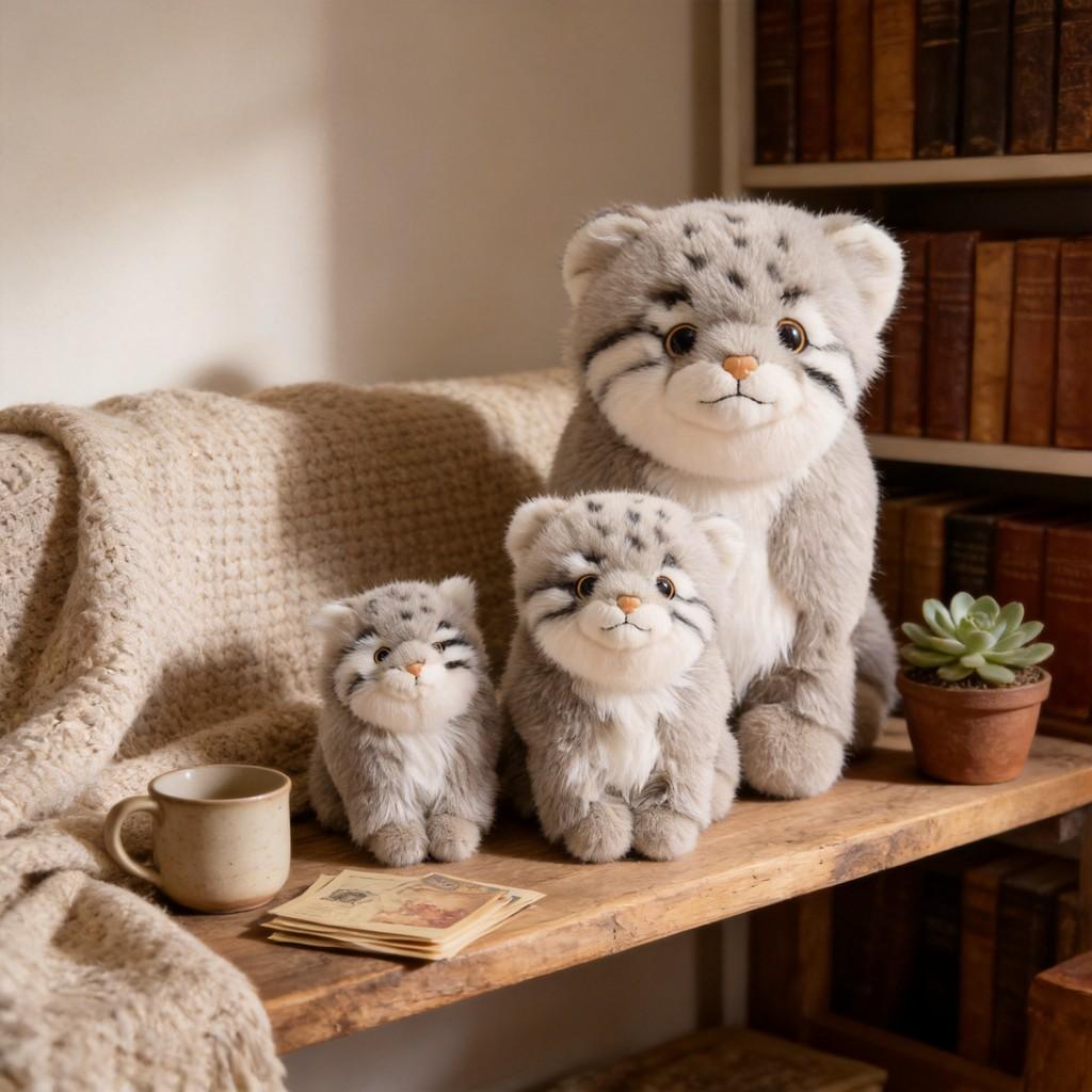 Peluche Corto Gatto Pallass Peluche Giocattolo Per Regalo E Esposizione