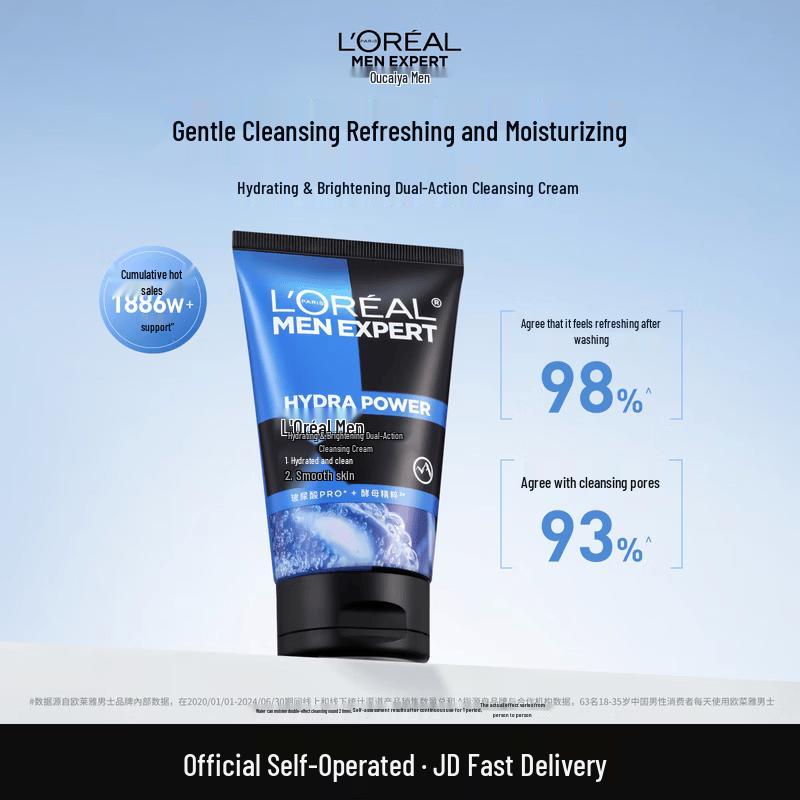 L Oréal Men s Expert Hydra Energetic Cleansing Foam