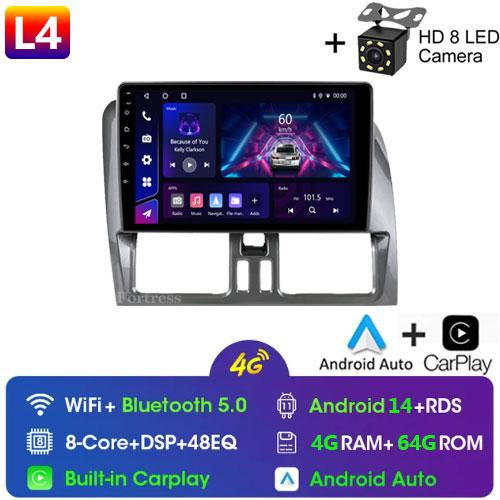 Android 13 For Volvo XC60 2008 - 2017 Car Radio Multimedia Video Player Navigation GPS Android No 2din 2 Din Dvd