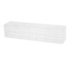 Etikettenspender Aufkleberrollenhalter Aufkleberspender Staubdicht 7 Fächer Klarer Etikettenhalter Organizer