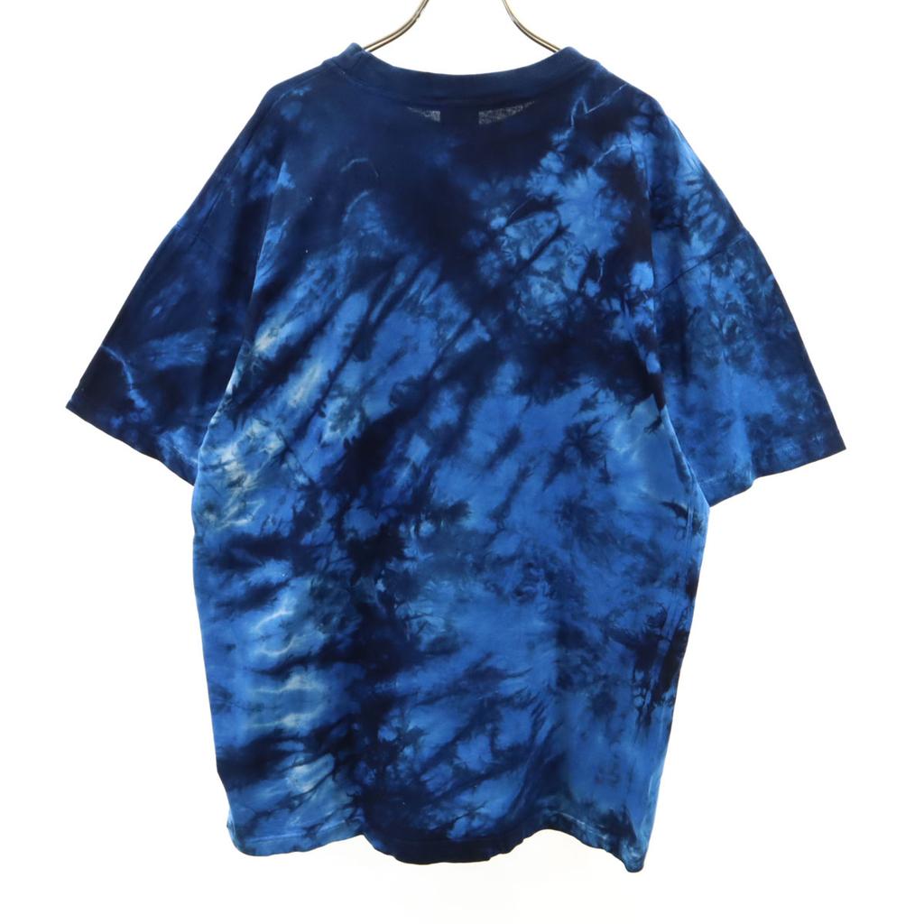 Churinga 90s Old Short sleeve T-shirt L Blue Men's Used