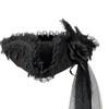 18th Century Pirate Captain Tricorn Hat With Adjustable Lace And Long Veil For Colonial Costume Halloween RolePlay Game