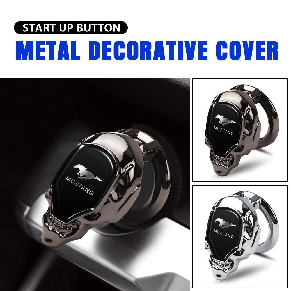 One-key Start Cover Car Engine Start-stop Button Center Cover For Ford ST MK2 FOCUS Mondeo Fiesta EcoSport Ranger Fusion Mustang