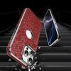 Genuine Leather Case For iphone 16 15 14 Pro Max Dragon Scales Pattern Magsafe Wireless Charging Electroplating Silver Cover