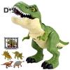 1 Sada Polykajícího Řvoucího Dinosaura Hračka s Klecí Pohyblivá Ústa Mávající Ocas Dětská Akční Figurka Tyrannosaura Rexe Realistický Model Dina Batolata Chlapci
