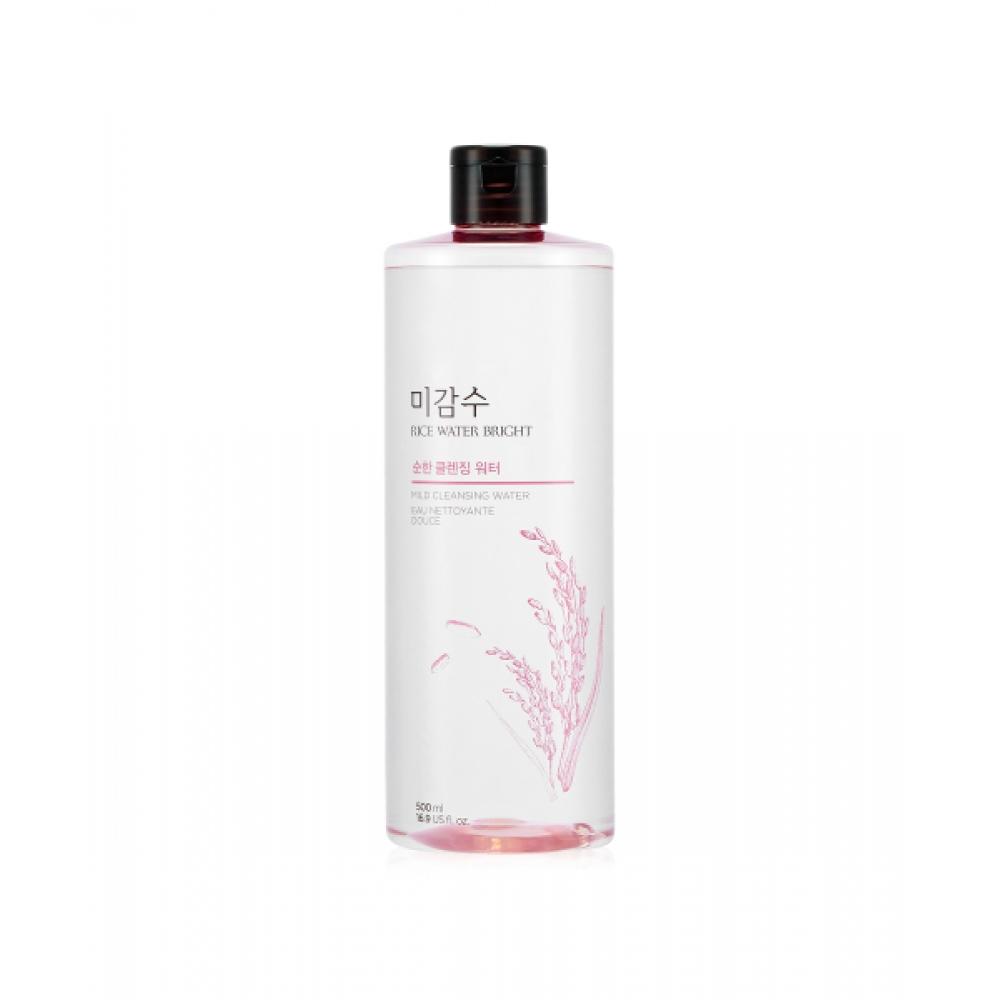 The Face Shop Mikamisu Bright Mild Facial Cleansing Water 500ml FREE