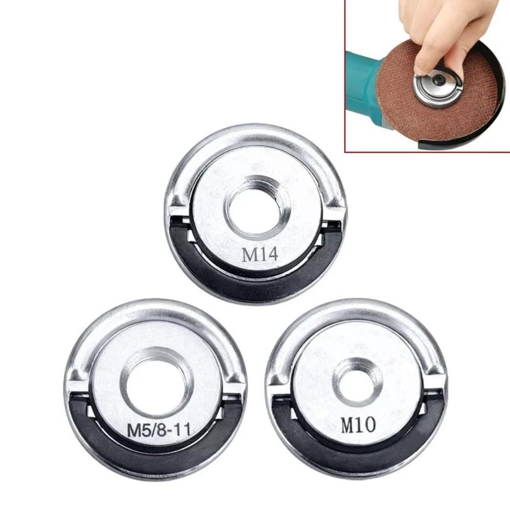 Multifunctional Angle Grinder Locking Plate Portable Tightening Plate Auto-Locking Flange Nut