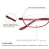 Sighttoo Half Rim Women Reading Glasses Eyeglasses Ultralight Clear Presbyopic Glasses Portable Gift Eyeglasses Frame For Men +2
