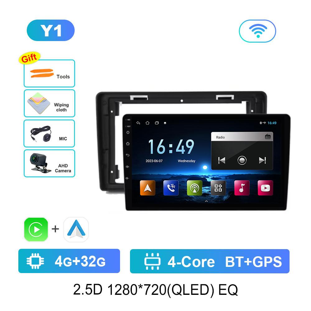 Android 14 Intelligent System for Citroen C2 C3 2001 - 2010 Car Video Multimedia GPS Navigation 4G DSP Stereo Bluetooth WiFi