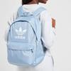 Adidas Originals Classic Large Logo High Capacity Student Canvas Backpack Unisex Backpack Baby-Blue H65439