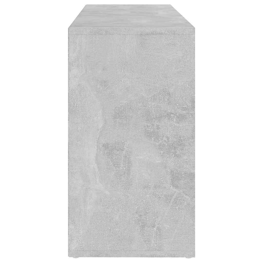 Shoe Bench Concrete Grey 103 x 30 x 55 cm Engineered Wood