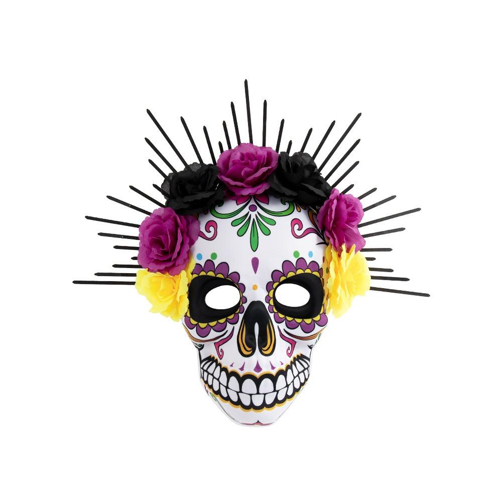 Halloween Mexican Day of The Dead Mask EVA Skull Mask Halloween Party Mask  Modeling Costume Props