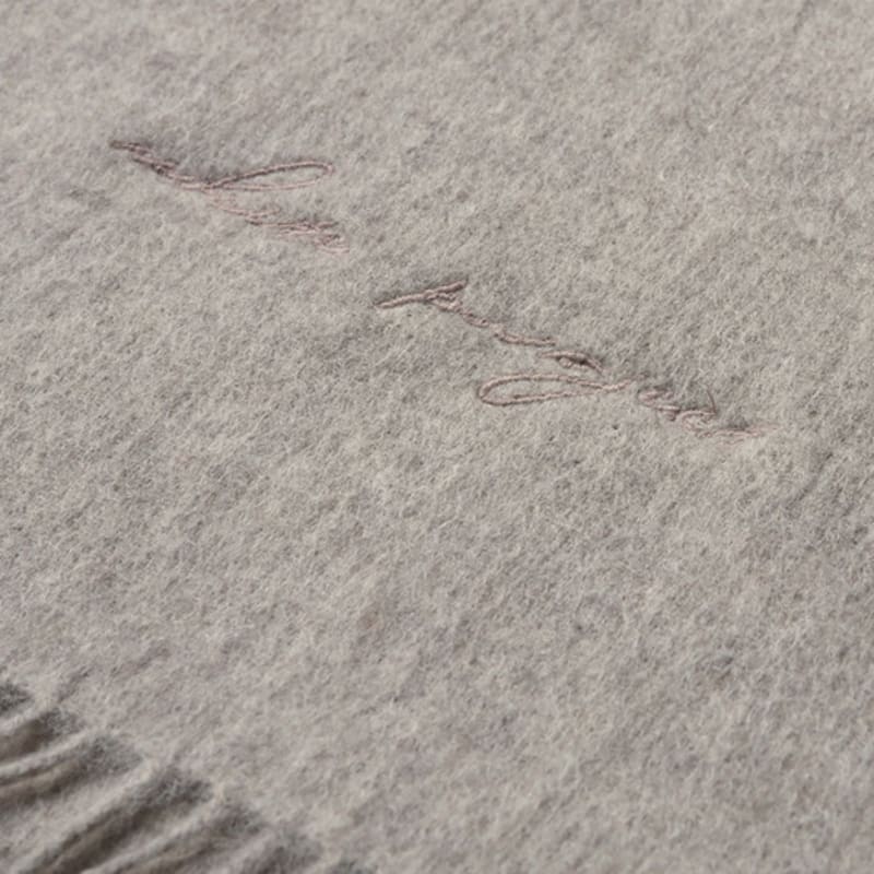 White Project VIRGIN WOOL 100 MUFFLER_OATMEAL