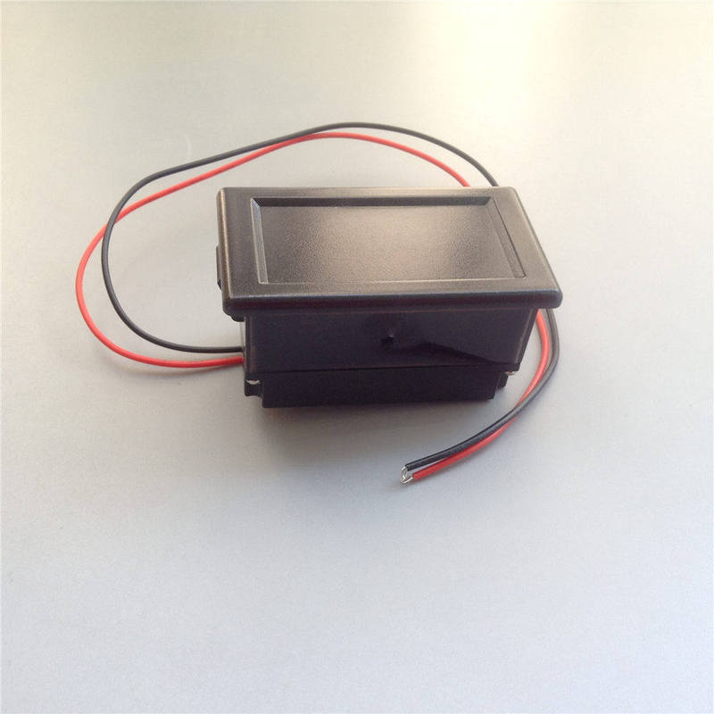 Waterproof Battery Monitor 12-60V Universal 8-Segment LED Display Auto Voltage Detection Reverse Polarity Protection for Lithium