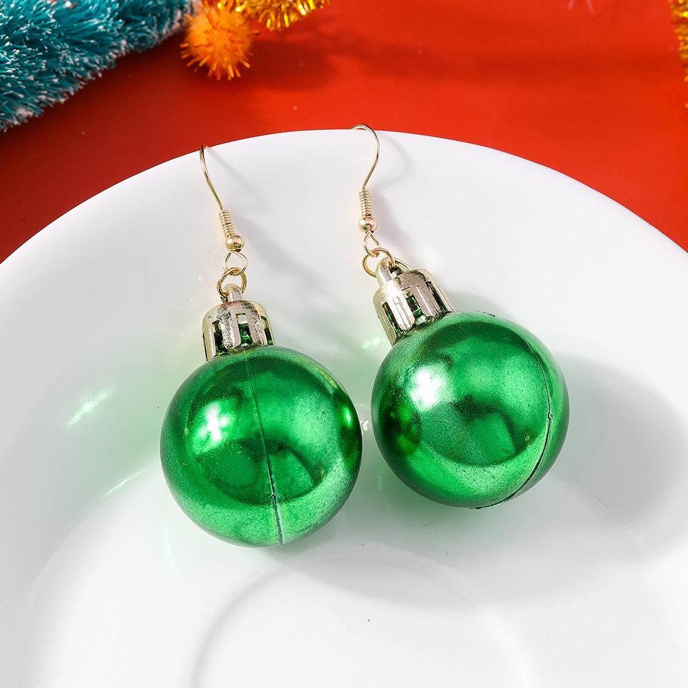 2024 Multicolor Christmas Light Bulb Earrings - European & American Style Women's Jewelry