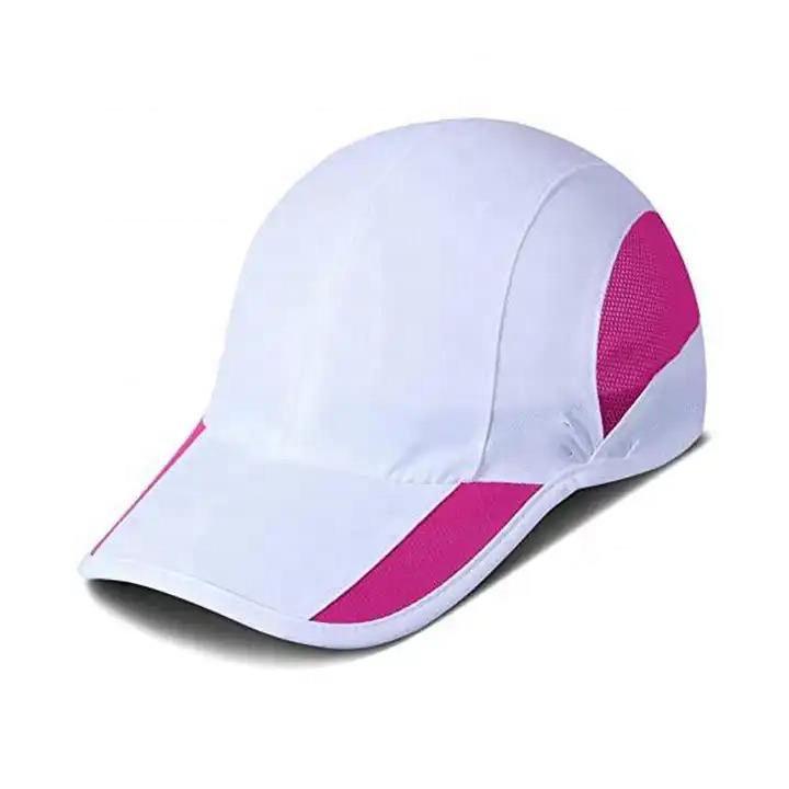Custom Logo Print Quick Dry Lightweight Breathable Waterproof Unstructured Soft Running Sport Cap Baseball Hat for Outdoor Beach