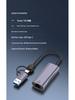 Type-C USB to Gigabit Ethernet Adapter for Laptops, Tablets, and Phones