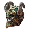 Retro Devil Skull Double Horn Ring for Men, Punk Style Trend