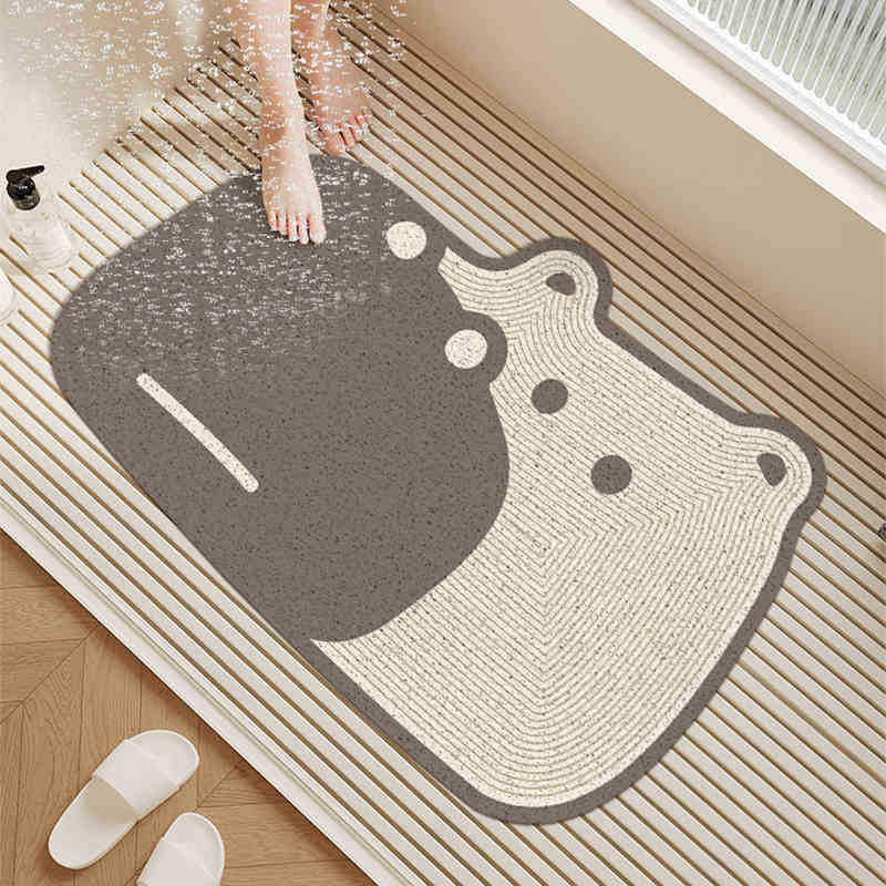 Badezimmer Rutschfeste Matte Toilette Toilette Seidenring Rutschfeste Matte Wasserdicht Toilette Duschraum Badematte