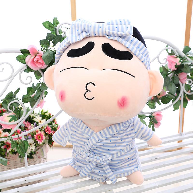Shin Crayon Chan Plush Toy Bathrobe Multi Expression Stuffed Doll Gift Girl