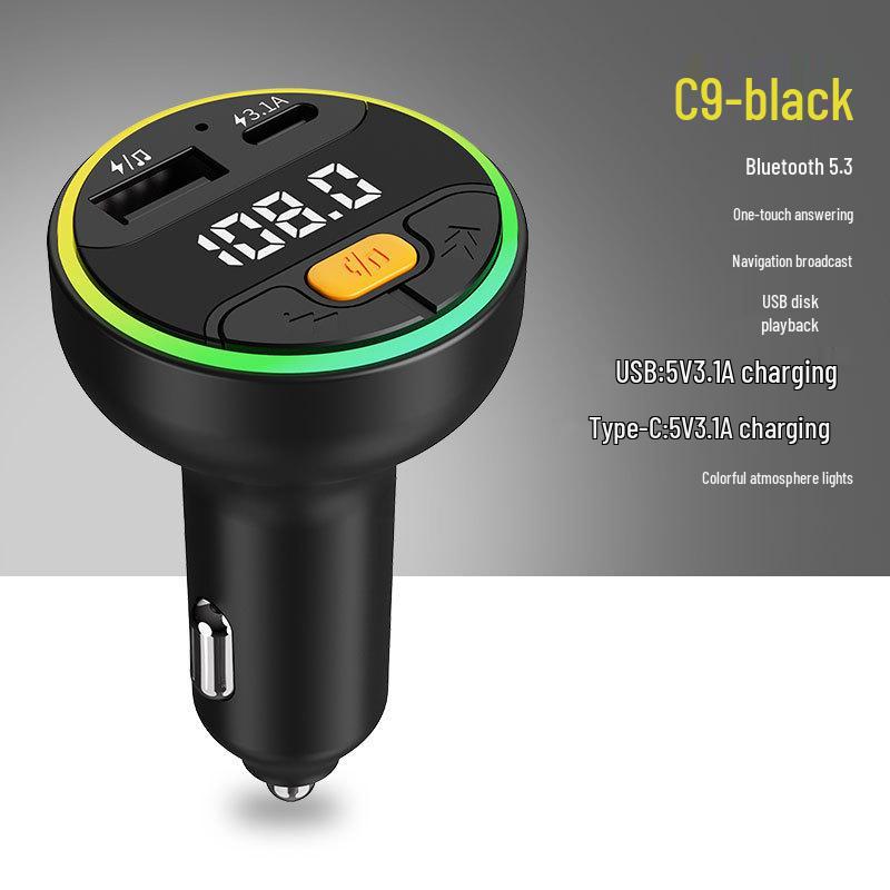Multifunctional Bluetooth FM Transmitter & Car Charger with MP3 Player