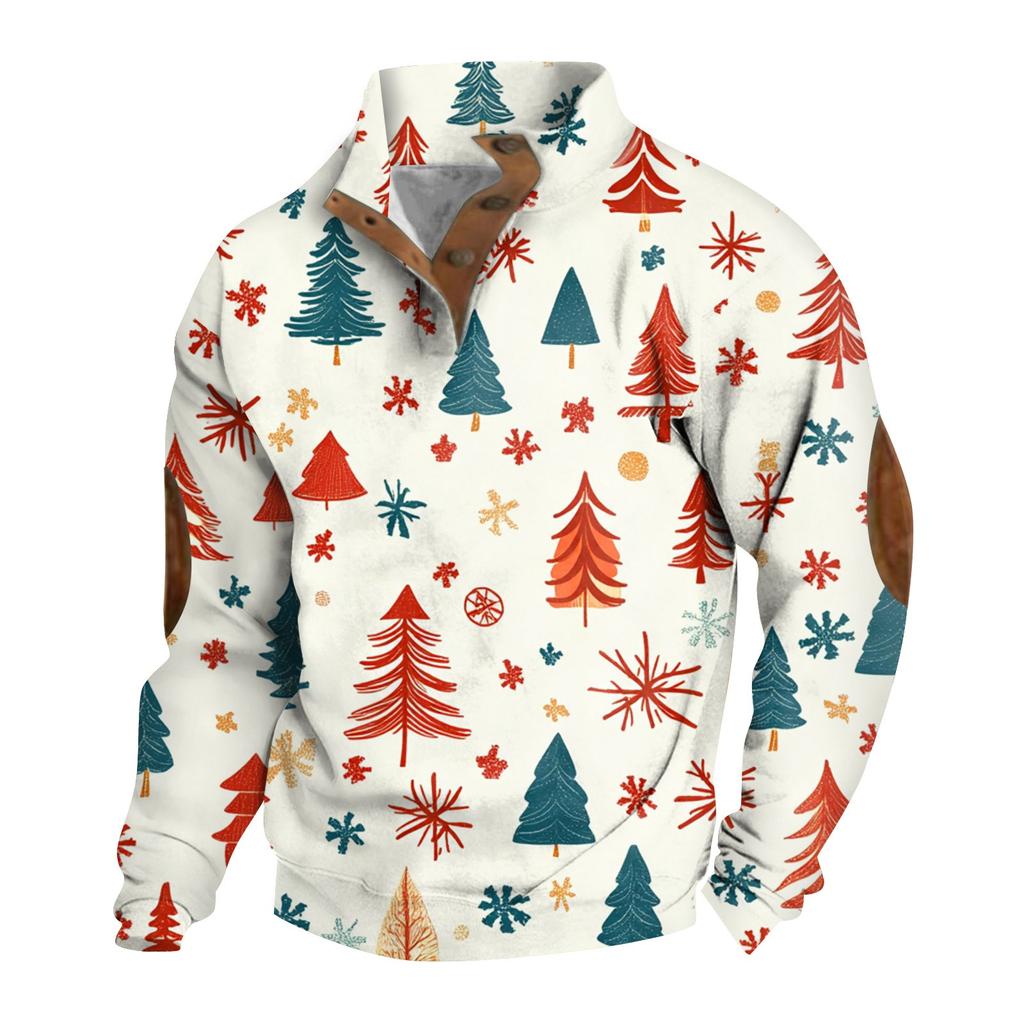 Spring And  Men's Standing Collar Sweatshirt Is Outdoor Casual Sweaters Tops