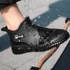 Fashion 2025Fashion Short Mens Rain Boots Anti Slip Waterproof Shoes for Kitchen Wear Resistant Water Boots for Car Wash Botas De Lluvia