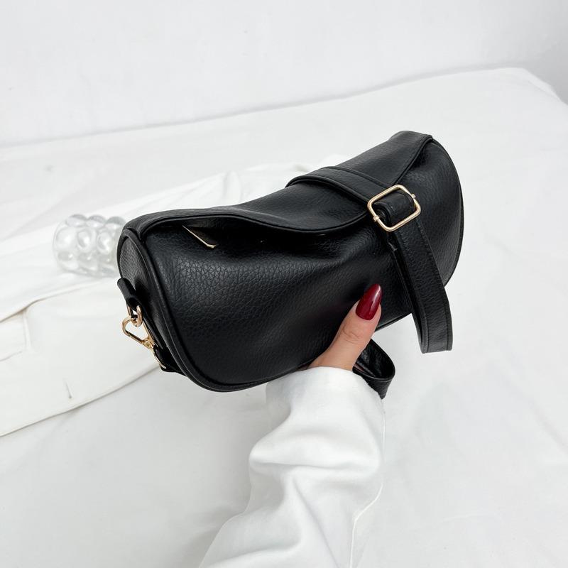 Повседневная мягкая ретро маленькая сумка женская новая сумка под мышкой модная текстура широкополосный плечевой кроссбоди сумка-пельмень