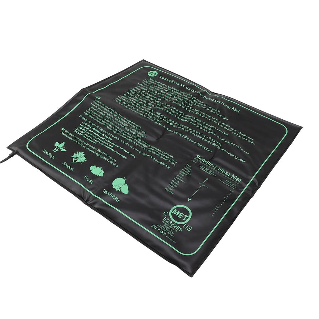 Pflanzenheizmatte Wasserdichte Anzuchtheizmatte Heizmatte für Pflanzen Keimung Anzucht 50x52cm